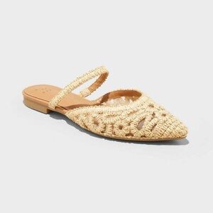 a new day Cream Woven Espadrille Flats